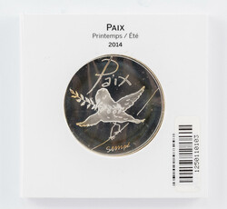 50 Euro, Paix, im Originalfolder, Rev. lt. angelaufen, ...