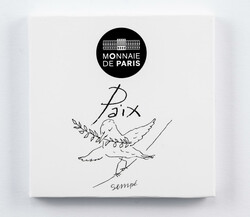 50 Euro, Paix, im Originalfolder, Rev. lt. angelaufen, ...