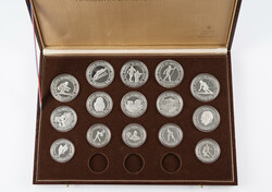 Set zu 5x 100, 250 und 500 Dinars, 1984, Olympische Spiele Sarajevo, ...