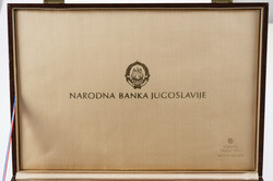 Set zu 5x 100, 250 und 500 Dinars, 1984, Olympische Spiele Sarajevo, ...