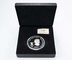 250 Dollars, 2007, Olympia Vancouver, 1 kg Silber, KM 751, im ...
