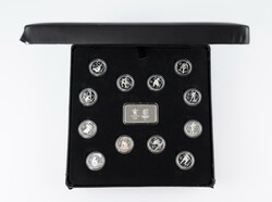 Set zu 12x 25 Cents, 2007-2009, Olympische Spiele Vancouver, dazu ...