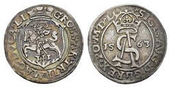 3 Groschen, 1563, Sigismund II. August, Vilnius, Kopicki 3306, ...