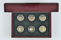 1 Cent bis 2 Euro, 2005, Kursmünzensatz, gekapselt im Ausgabetui mit ...