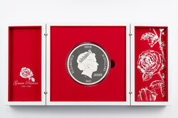 50 Dollars, 2022, Gratia Patricia, 1 kg Silber, im Originaletui mit ...