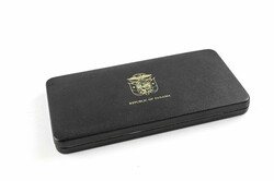 1 Centesimo bis 20 Balboas, 1975, Proof Set, im lt. lädierten ...