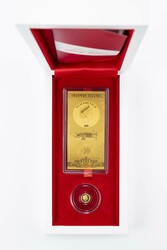 2x 10 Dollars, Gold, 2022, 0,5g Banknote und 1g Piedfort, Princss ...