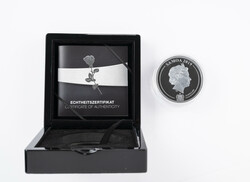10 Dollars, 2019, Grace Kelly, 5 oz Silber, im Originaletui mit CoA ...