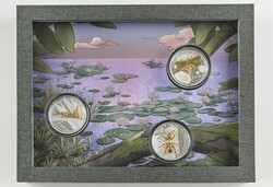 3x 5 Dollars, 2022, 3, Golden Insect Collection Edition, je 1 oz, mit ...
