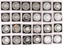 ARMENIEN, Arche Noah, 27x 500 Dram zu je 1 oz Silber sowie 1x 200 und ...