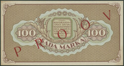 Estland, Eesti Vabariigi Kassattäht, 100 Marka 1923, einseitiger ...