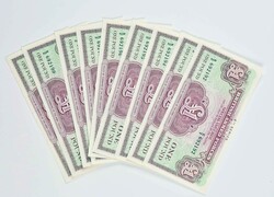 Großbritannien, 3 Bündel zu je 100 Stück, 1 Pound o.D. (1962); ...