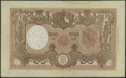 Italien, Königreich, Banca D´Italia: 4x 1000 Lire o. D (11.11.1944) ...