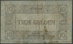 Niederlande, Nederlandsche Bank, 10 Gulden 7.7.1921, Ser. AP05344. ...