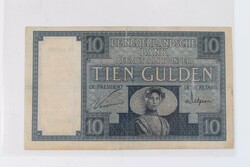 Niederlande, Nederlandsche Bank, 10 Gulden 10.1.1929, P-43, III