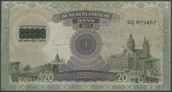 Niederlande, Nederlandsche Bank, 10 Gulden 2.7.1940, Ser. AD und 20 ...