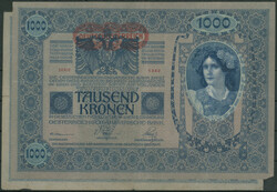 Österreich, Lot 13 St.: Staats-Central-Casse, 1 Gulden 1866 Var. mit ...