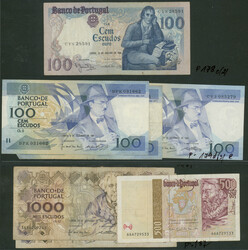 Portugal, Lot 14 St., ab 1959-1997: diverse Nominale alle vorbestimmt ...