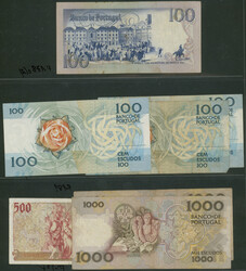 Portugal, Lot 14 St., ab 1959-1997: diverse Nominale alle vorbestimmt ...