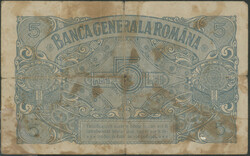 Rumänien, I. und II. WK, Lot 6 St.: 10 & 50 (2x) Bani 1917 (Pick 69, ...