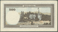 Rumänien, Nationalbank, Bündel mit 73x 500 Lei 22.7.1941, WZ BNR, ...