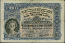 Schweiz, Schweizerische Nationalbank, 100 Franken 2.7.1931, Sign. ...