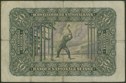 Schweiz, Schweizerische Nationalbank, 50 Franken 1.10.1942, Sign. ...
