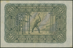 Schweiz, Schweizerische Nationalbank, 50 Franken 16.10.1947, Sign. ...