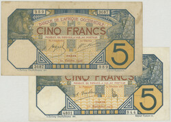 Französisch West Afrika, Banque de l'Afrique Occidentale, Dakar, 2 ...