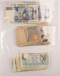 Sammlung italienische Lira ab 1918, überwiegend ab 1982 (ab P-109) ...