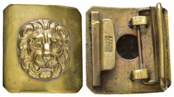 Belgien, Gürtelschnalle für einen Offizier der Bürgergarde, ...