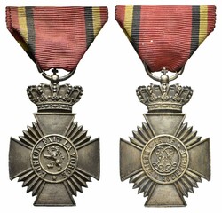 Belgien, Militärische Dekoration (Decoration Militaire 1846) Bronze, ...