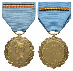 Belgien, Medaille für politische Gefangene (Médaille du Prisonnier ...