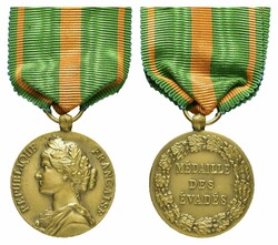 Frankreich, Medaille für Entflohene (Médaille des Évadés 1926), ...
