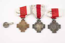 Frankreich, 3x Ehrenmedaille des Roten Kreuzes, 2x 2. Klasse in ...