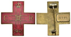 Rumänien, Abzeichen der staatlichen Rotkreuz-Gesellschaft 1941, ...
