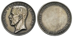 Schweden, Medaille Gustav V. auf Verdienste um die Provinz Kalmar, ...