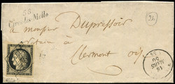 140020: France, Departement Aisne (2) - Cancellations and seals