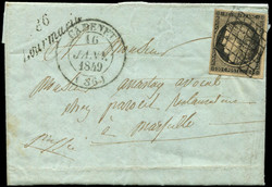 140020: France, Departement Aisne (2) - Cancellations and seals