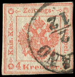 4775: Österreich Lombardei Venetetien Zeitungsstempelmarken