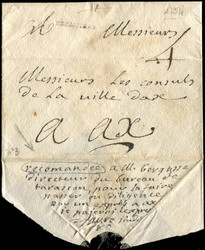 140090: France, Departement Ariège (9) - Cancellations and seals