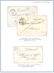 140090: France, Departement Ariège (9) - Cancellations and seals