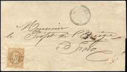 140090: France, Departement Ariège (9) - Cancellations and seals