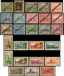 350: Saar - Official stamps