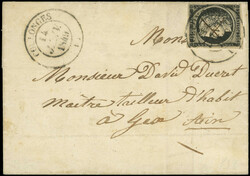 140010: France, Departement Ain (1) - Cancellations and seals