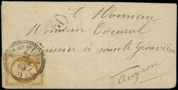 140120: France, Departement Aveyron (12) - Cancellations and seals