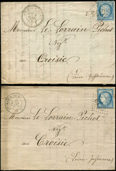 140160: France, Departement Charente (16) - Cancellations and seals