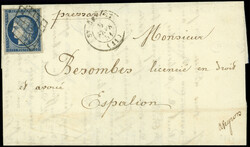 140120: Frankreich, Departement Aveyron (12) - Stempel
