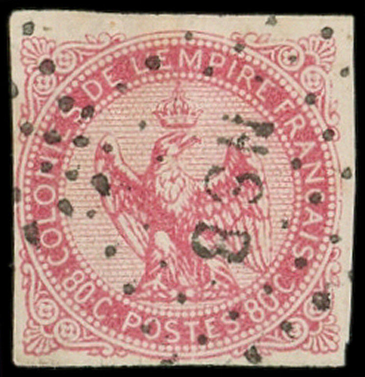 NOSSI-BE CG N°6 : 80c. rose obl. Los. NSB, TB (Catalog value 530,-)
