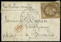N°30 obl. GC 2170 (frappe trouble) sur petite LAC, càd LA MAISON ...